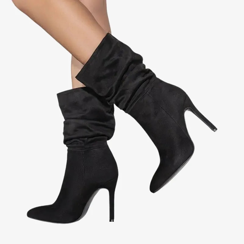 Bottines Élégantes à Talon Haut – Chic et Intemporel