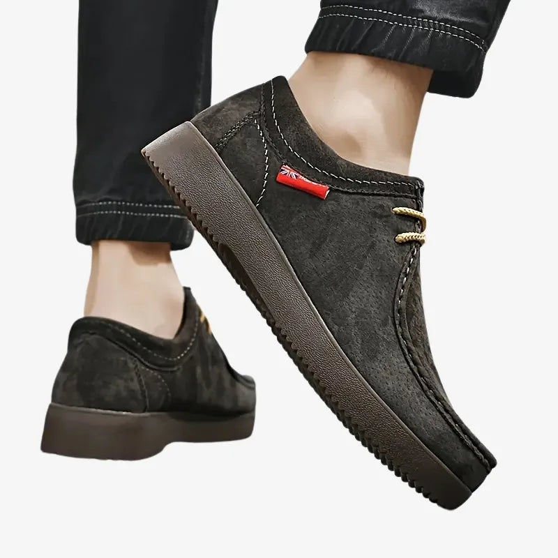 Mocassins Décontractés en Similicuir Vieilli