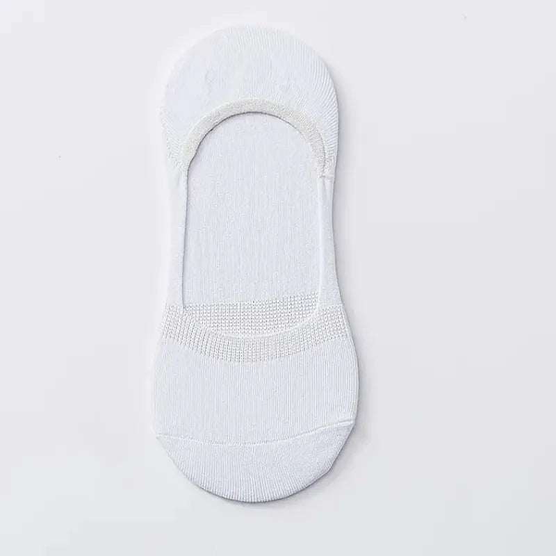 Chaussettes Invisibles en Coton Blanc