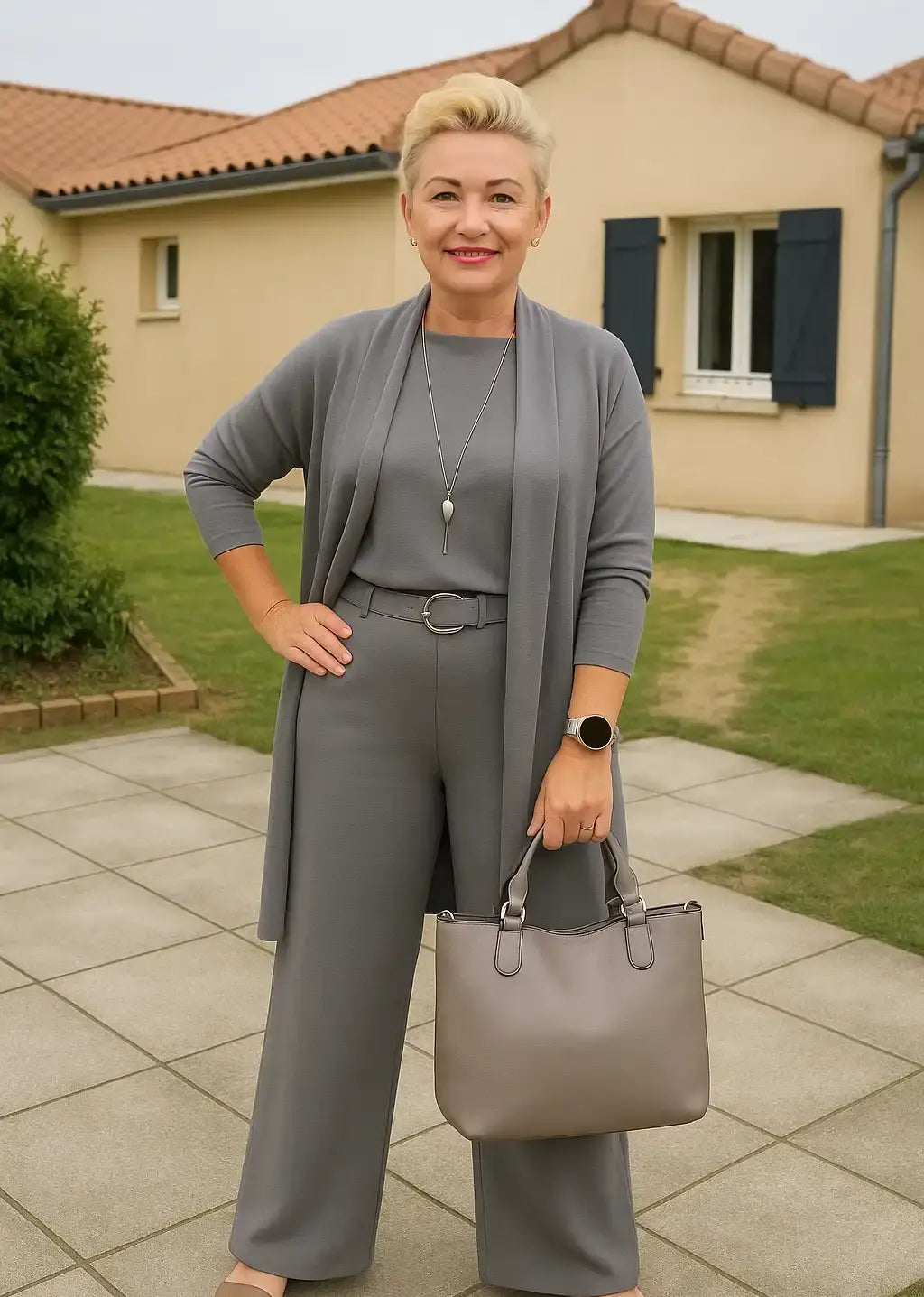 Cardigan haut et pantalon