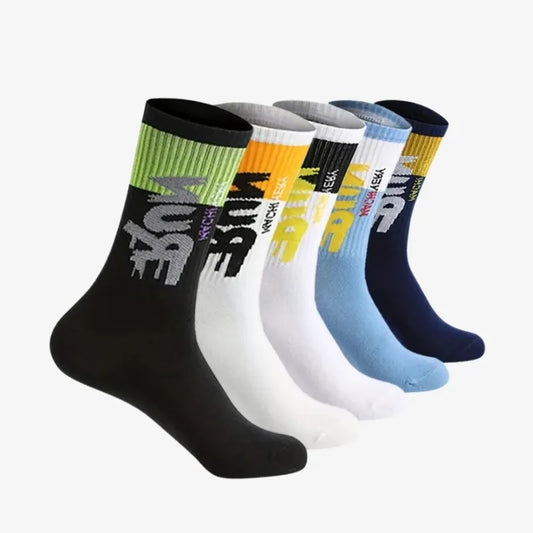 Chaussettes tendance en lot de 5 paires – Confort et style au quotidien