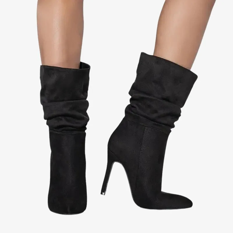 Bottines Élégantes à Talon Haut – Chic et Intemporel
