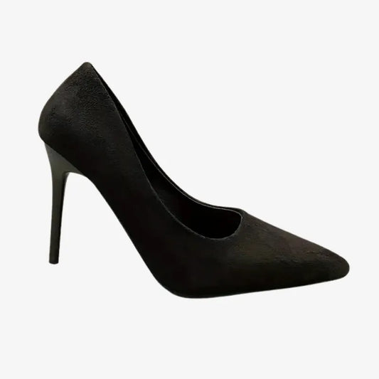 Escarpins Classiques en Suédine Noire