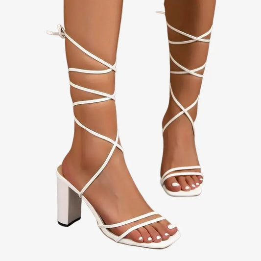 Sandales à Lacets Élégantes – Un Style Raffiné et Tendance