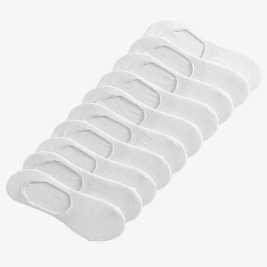 Chaussettes Invisibles en Coton Blanc