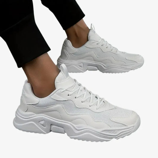 Sneakers Blanches Modernes et Confortables
