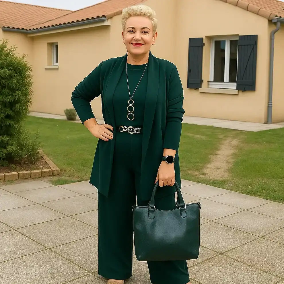 Cardigan haut et pantalon