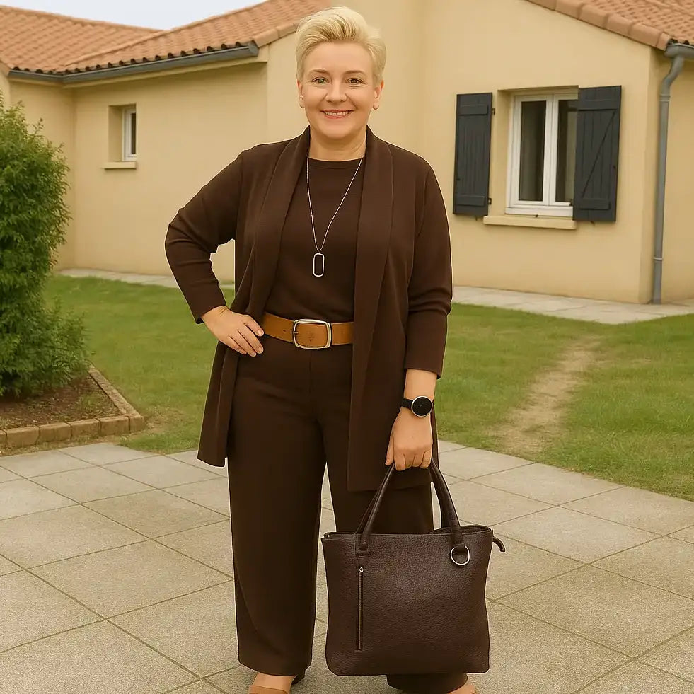 Cardigan haut et pantalon