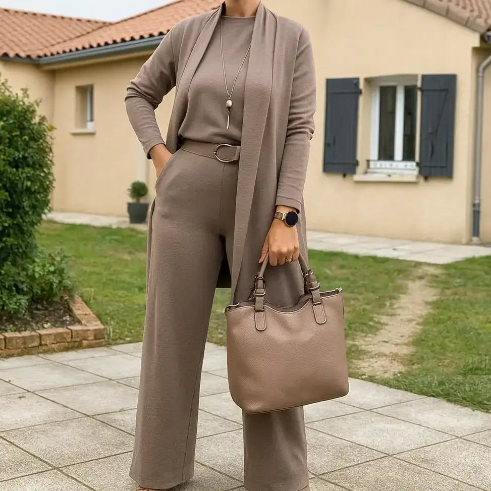 Cardigan haut et pantalon