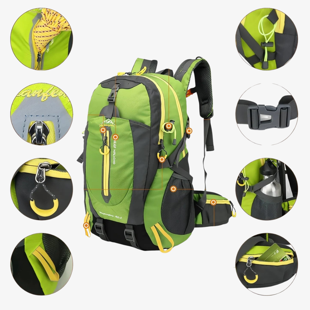 Sac à Dos Imperméable 40L - Randonnée | Montagne & Trekking