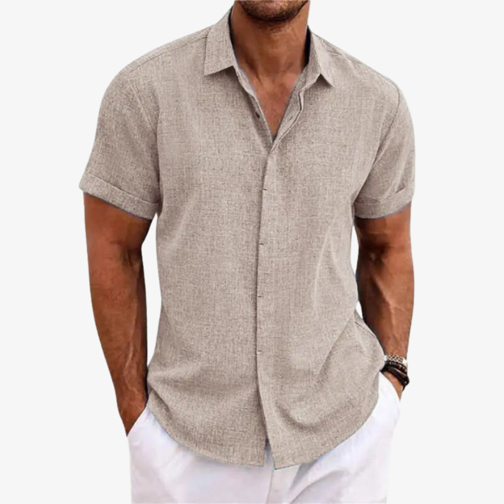 Chemise Légère en Lin – BreezeFit™