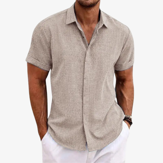Chemise Légère en Lin – BreezeFit™