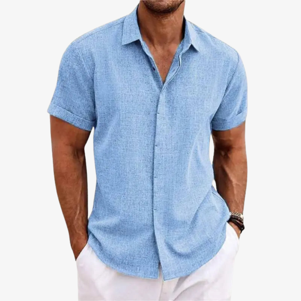 Chemise Légère en Lin – BreezeFit™