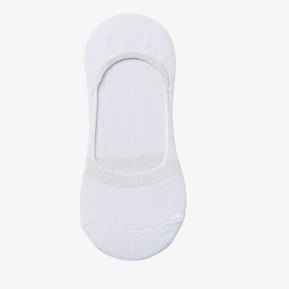 Chaussettes Invisibles en Coton Blanc