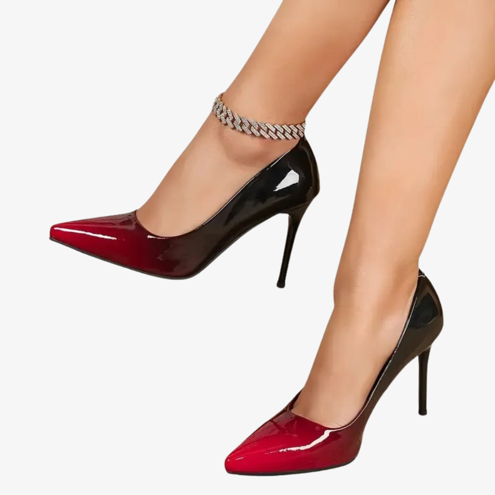 Escarpins Bicolores Vernis – Élégance et Audace