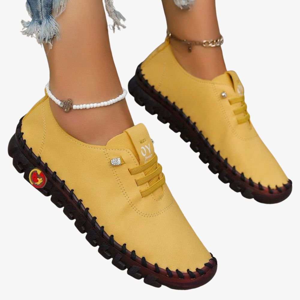 Maya - Chaussures Légères en Cuir Antidérapante