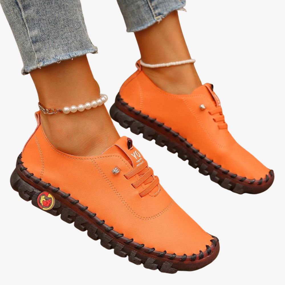 Maya - Chaussures Légères en Cuir Antidérapante