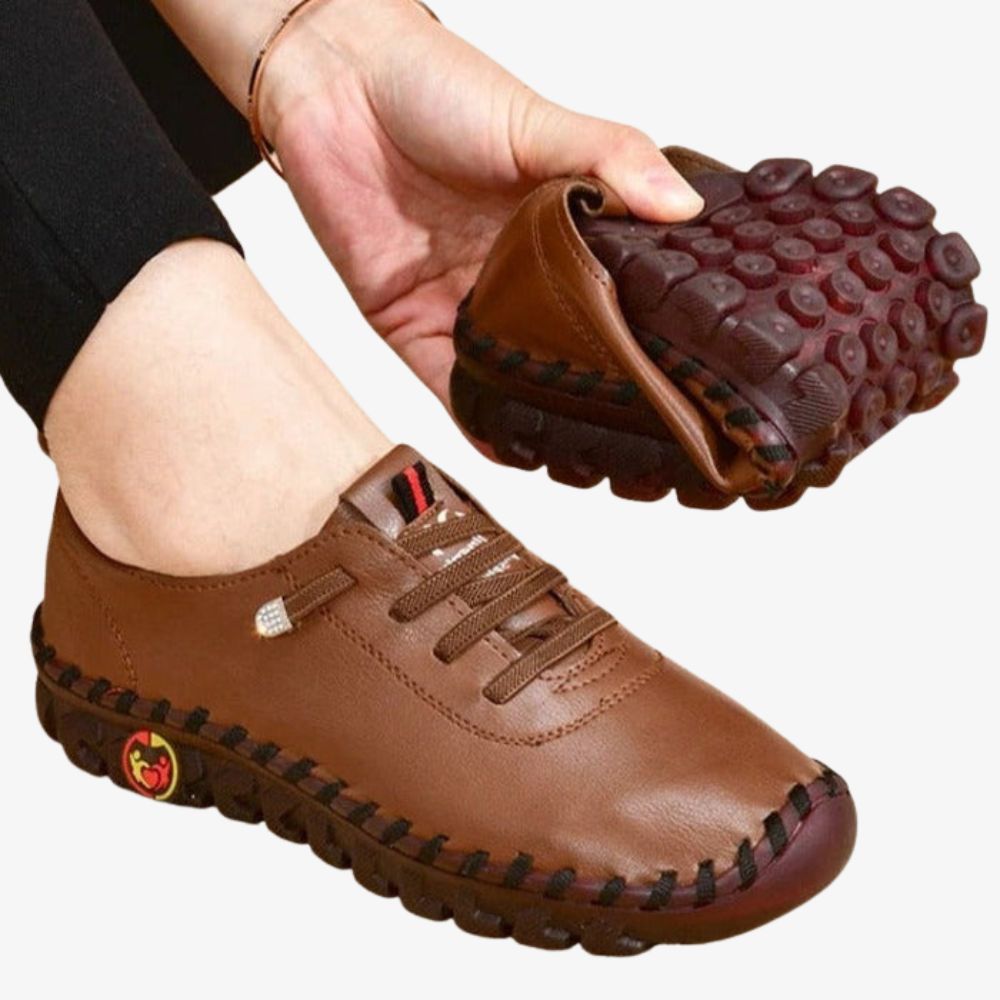 Maya - Chaussures Légères en Cuir Antidérapante