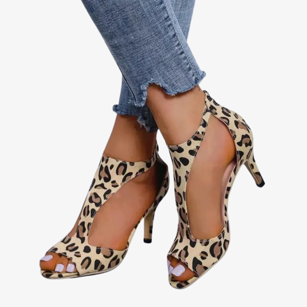 Chaussures Orthopédiques à Talon en Cuir - OrthoElegance™