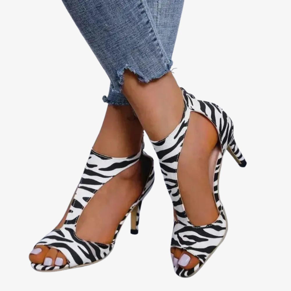 Chaussures Orthopédiques à Talon en Cuir - OrthoElegance™