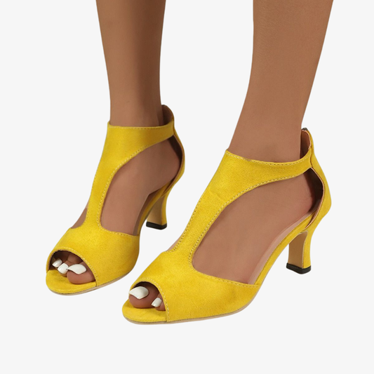 Chaussures Orthopédiques à Talon en Cuir - OrthoElegance™